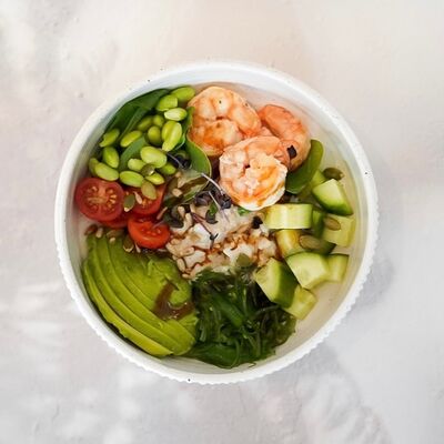 Поке с креветками в Gagarin Coffee & Kitchen по цене 580 ₽
