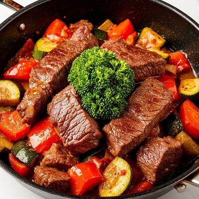 Сковородка с говядиной в Ракушка по цене 990 ₽