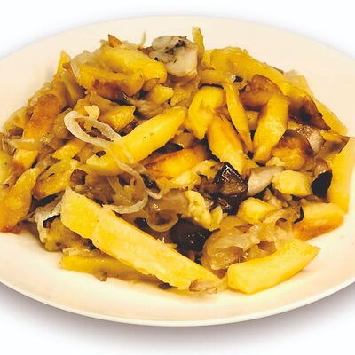 Картофель жареный с грибами в Березка по цене 166 ₽