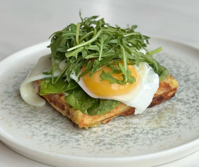 Сырно-картофельная вафля с вителло в Prana по цене 460 ₽