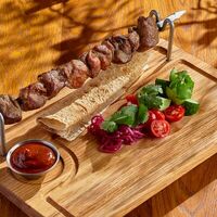 Шашлык из свинины в BBQ Beer Restaurant