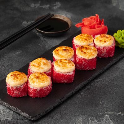 Запечённый ролл вулкан в SushiHit по цене 370 ₽