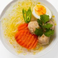 Суп со стеклянной лапшой в Дом еды