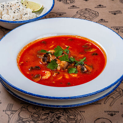 Том ям с креветками в Braubauer по цене 590 ₽