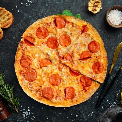 Пепперони маленькая в Pizza Красти Крабс по цене 469 ₽