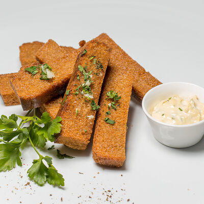 Гренки жареные со специями в Геология по цене 250 ₽