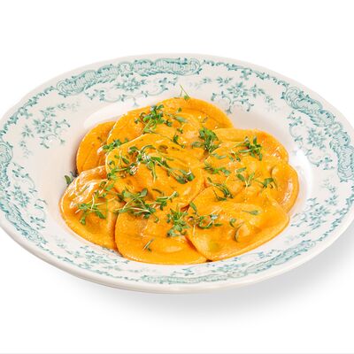 Равиоли с морепродуктами в соусе том ям в Bimi Vita по цене 650 ₽