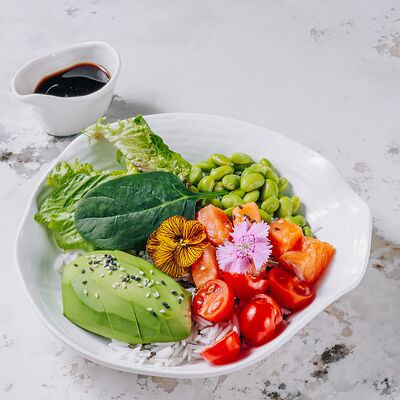 Боул с лососем в Casa di panna по цене 650 ₽