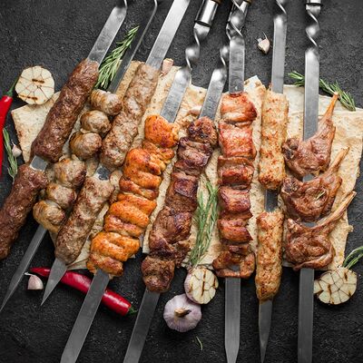 Шашлык из куриного бедра в Welcome по цене 840 ₽