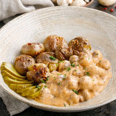 Грибы по-строгановски в Маймун по цене 490