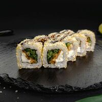 Уромаки Сливочный лосось в Ёжкин ролл