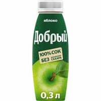 Сок яблочный 0,33 в PizzTop