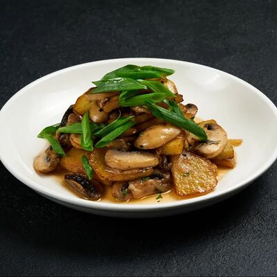 Картошка с грибами в Чайхонa бapaкaт по цене 500 ₽