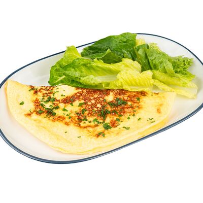 Классический омлет с салатным миксом в Ромбаба по цене 345 ₽