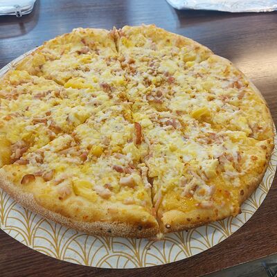 Пицца Гавайская в Пекарня кондитерская Мука по цене 700 ₽