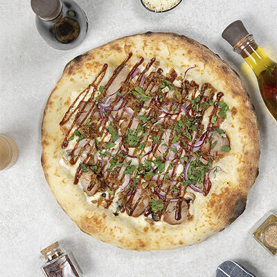 Пицца грибная со свининой в Risoy по цене 939 ₽