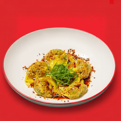 Вонтоны с говядиной и грибами отварные в ЧИХО по цене 650 ₽