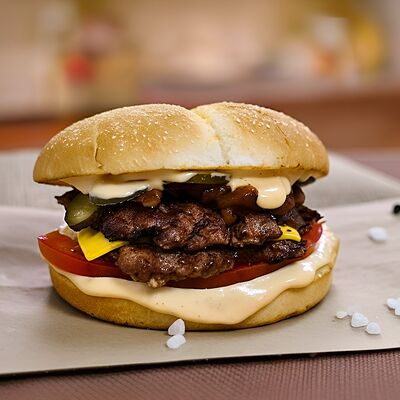 Двойной Шефбургер в Большой Аппетит по цене 711 ₽