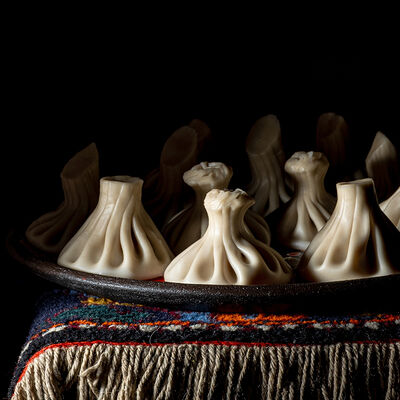 Хинкали с грибами и картофелем в Хачапури Марико по цене 115 ₽