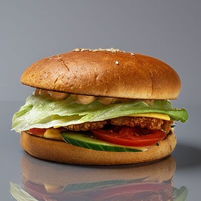Бургер с говядинойв Про 100 суши по цене 845 ₽
