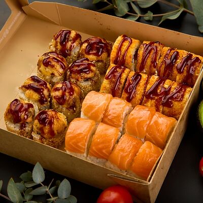 Лосось сет в Sushist по цене 1690 ₽
