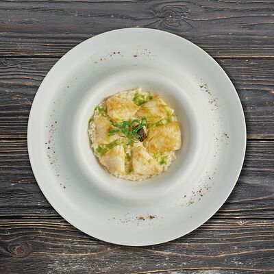 Ризотто с кальмаромв Fermа по цене 1050 ₽