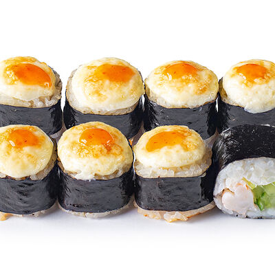 Ролл запеченный с креветкой в Sunrise по цене 468 ₽