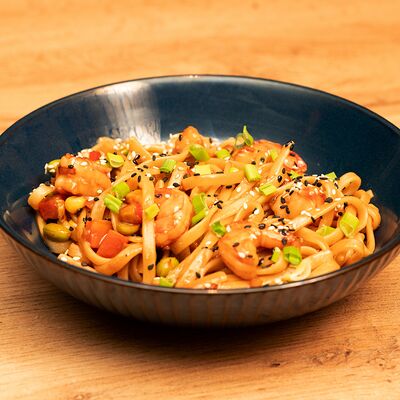 Удон с креветками в Про.Мясо по цене 700 ₽