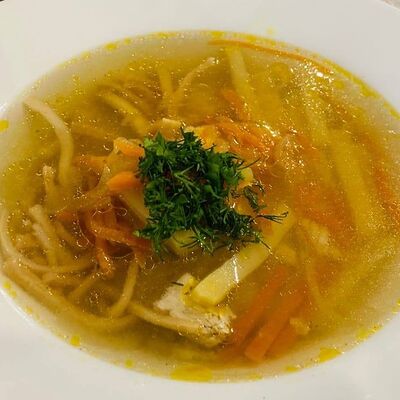 Куриный суп лапша в АЛЯ РУСЪ по цене 269 ₽