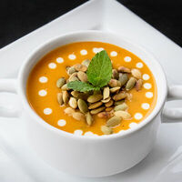 Суп тыквенный на обычных сливках в Ботаника