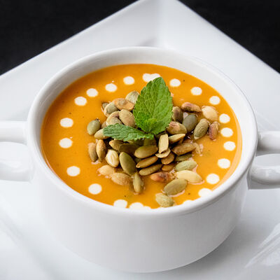 Суп тыквенный на обычных сливках в Ботаника по цене 560 ₽