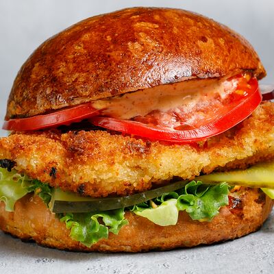 Кур-бургер в Удачно завернули по цене 450 ₽