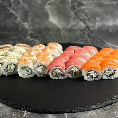 Сет Филадельфия премиум в ДАБЛ Роллы Пицца по цене 2499 ₽