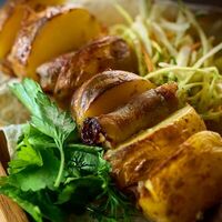 Картофель с салом на мангале в Баран да ярочка