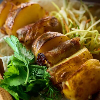 Картофель с салом на мангале в Баран да ярочка по цене 175 ₽