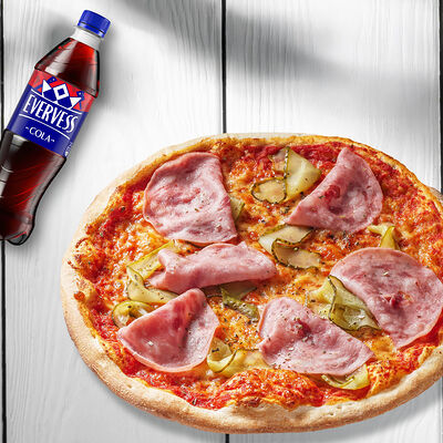 Пицца Каприччио и Evervess кола в Перчини по цене 900 ₽