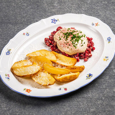 Тартар мит энд чипс в Залечь на дно в Брюгге по цене 718 ₽