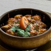 Запеченные мясные пельмени с сыром в Ривьера