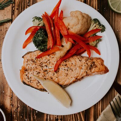 Стейк из семги в Ресторан Мангал по цене 860 ₽