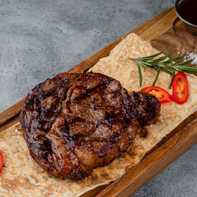 Стейк Рибай Прайм Блэк Ангус в Smokery по цене 4420 ₽