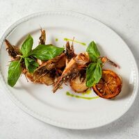 Креветки на гриле с цитрусовым соусом в Villa Pasta