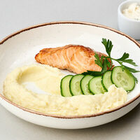 Лосось терияки с пюре в Mojo