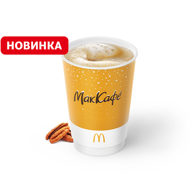 Капучино Кленовый пекан в Макдоналдс по цене 128 ₽