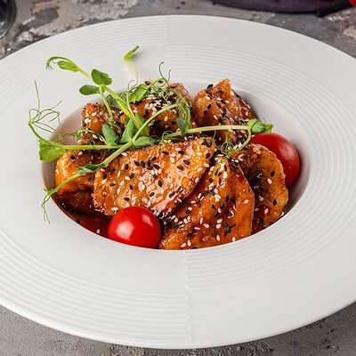 Салат Хрустящие баклажаны в Дворец свадеб по цене 510 ₽