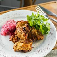 Шашлык из свинины в Хинкальня