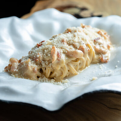 Спагетти карбонара в Dolce Far Niente по цене 1000 ₽