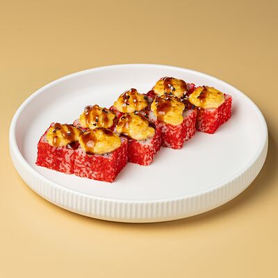 Калифорния запеченная в Журавль в небе Халяль по цене 730 ₽