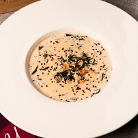 Сливочный суп с форелью и судаком в Время Ч