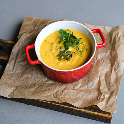 Тыквенный крем-суп в СВОИ по цене 14 р.