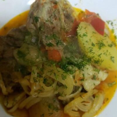 Тушеная баранина в Восточная долина по цене 640 ₽